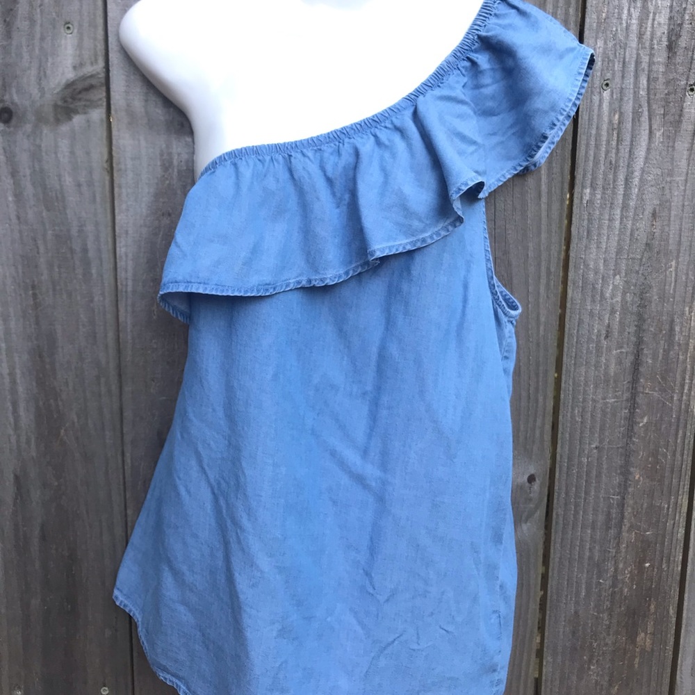 Old Navy denim off shoulder top